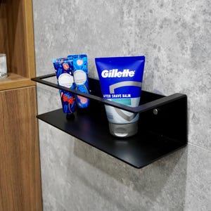 Aluminum Shower Shelf: Wall-Mounted Bathroom Organizer