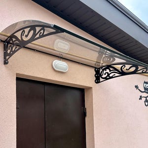 Metal Awning | Roof For Door | Transparent Canopy | Front Door Awning