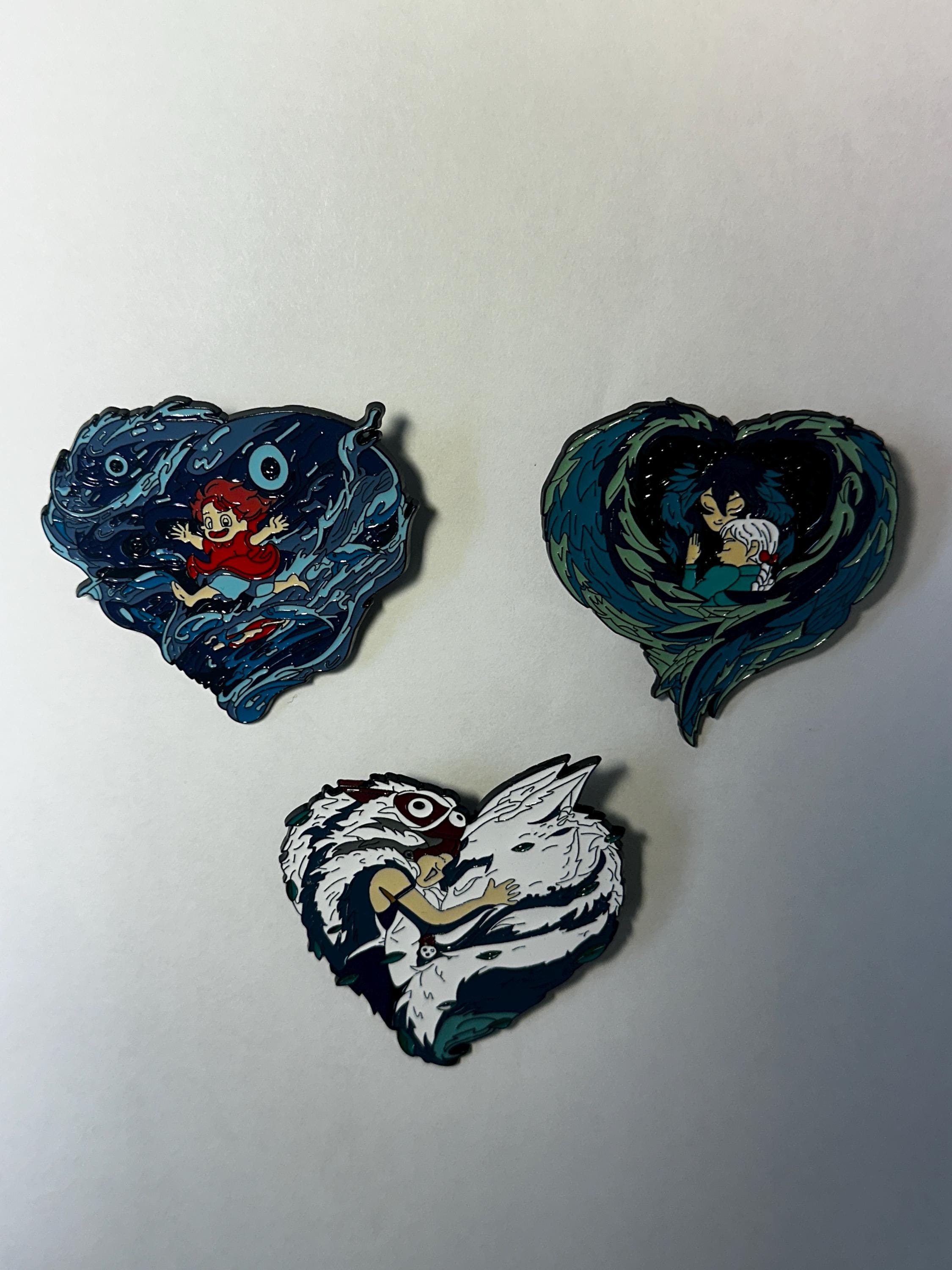 ⭐️ ぽにょ⭐️pin for loveY&W ⭐️ ぽにょ⭐️pin for loveY&W Studio Ghibli Ponyo Floral