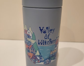 A Studio Ghibli exclusive Valley of the Witches Serenity Blue Thermo Mug.