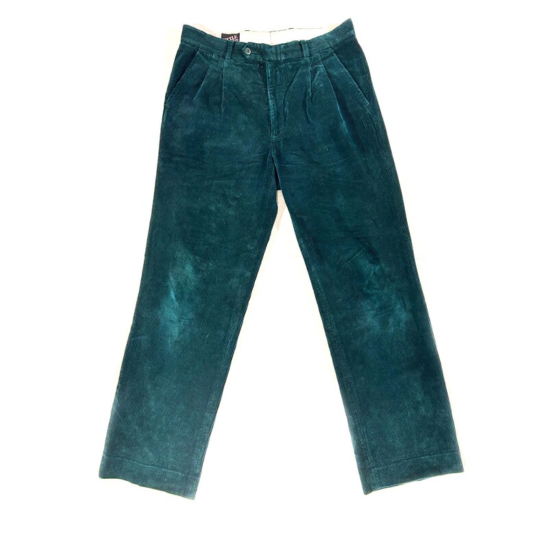 Corduroy Pleated Pants Copper