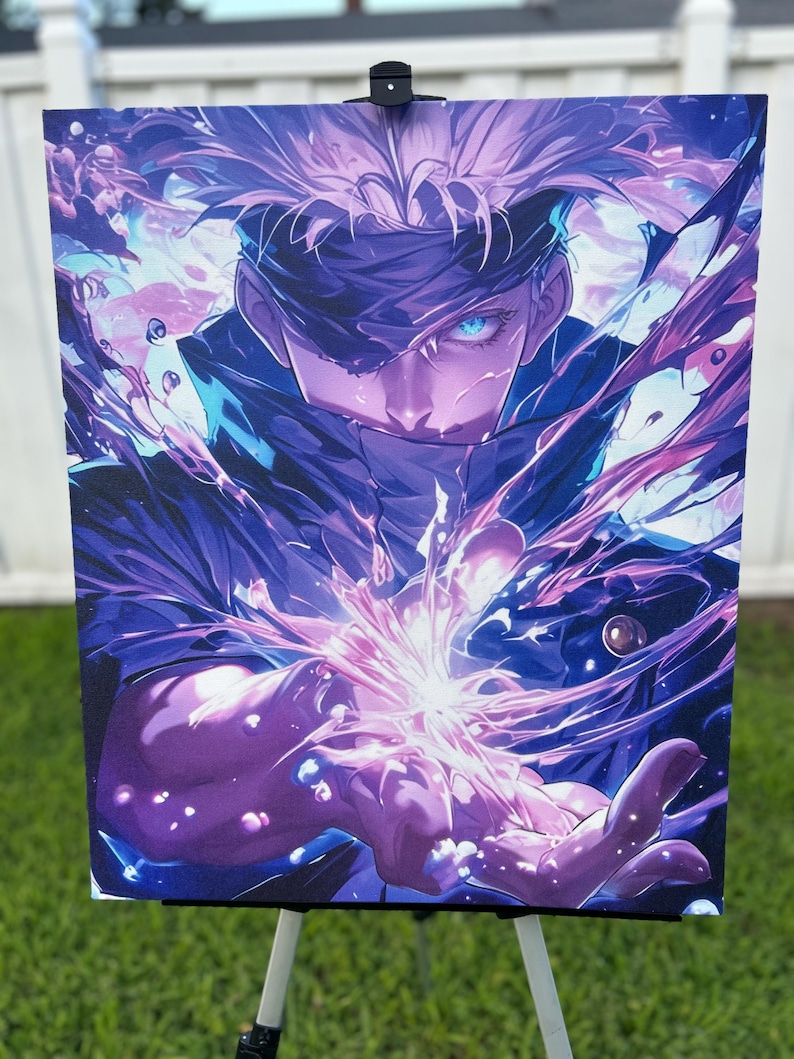 Toile Canvas Déroulante Satoru Gojo Jujutsu Kaisen