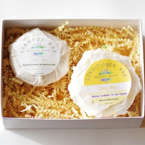 Shampoo + Conditioner Bar Gift Set.