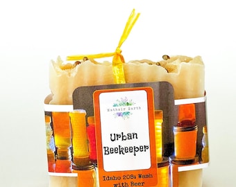 Handgemachte Bierseife: Mimose, Honig und Bergamotte Duft
