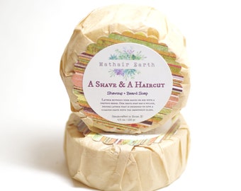 Handmade Shaving Soap Bar: Aromatic Spices, Orange Zest