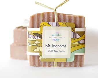 Mr. Idahome Beer Soap, Handmade Natural Bar Soap