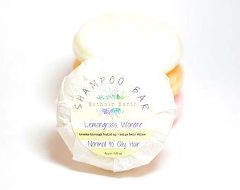 Lemongrass Shampoo Bar for Normal to Oily Hair