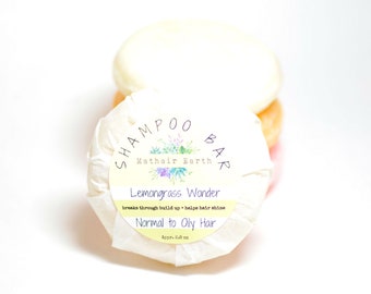 Shampoo Bar. Lemongrass Wonder Shampoo Bar. Shampoo Bar for Normal to Oily Hair. SLS &SLES Free shampoo bar. Mathair Earth.