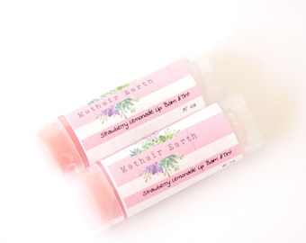 Strawberry Lemonade Lip Tint: All Natural, Handcrafted