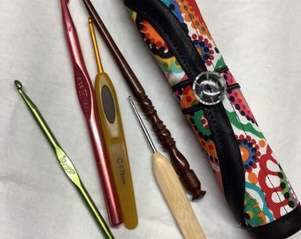 Crochet Hook Case holds 10-20 hooks