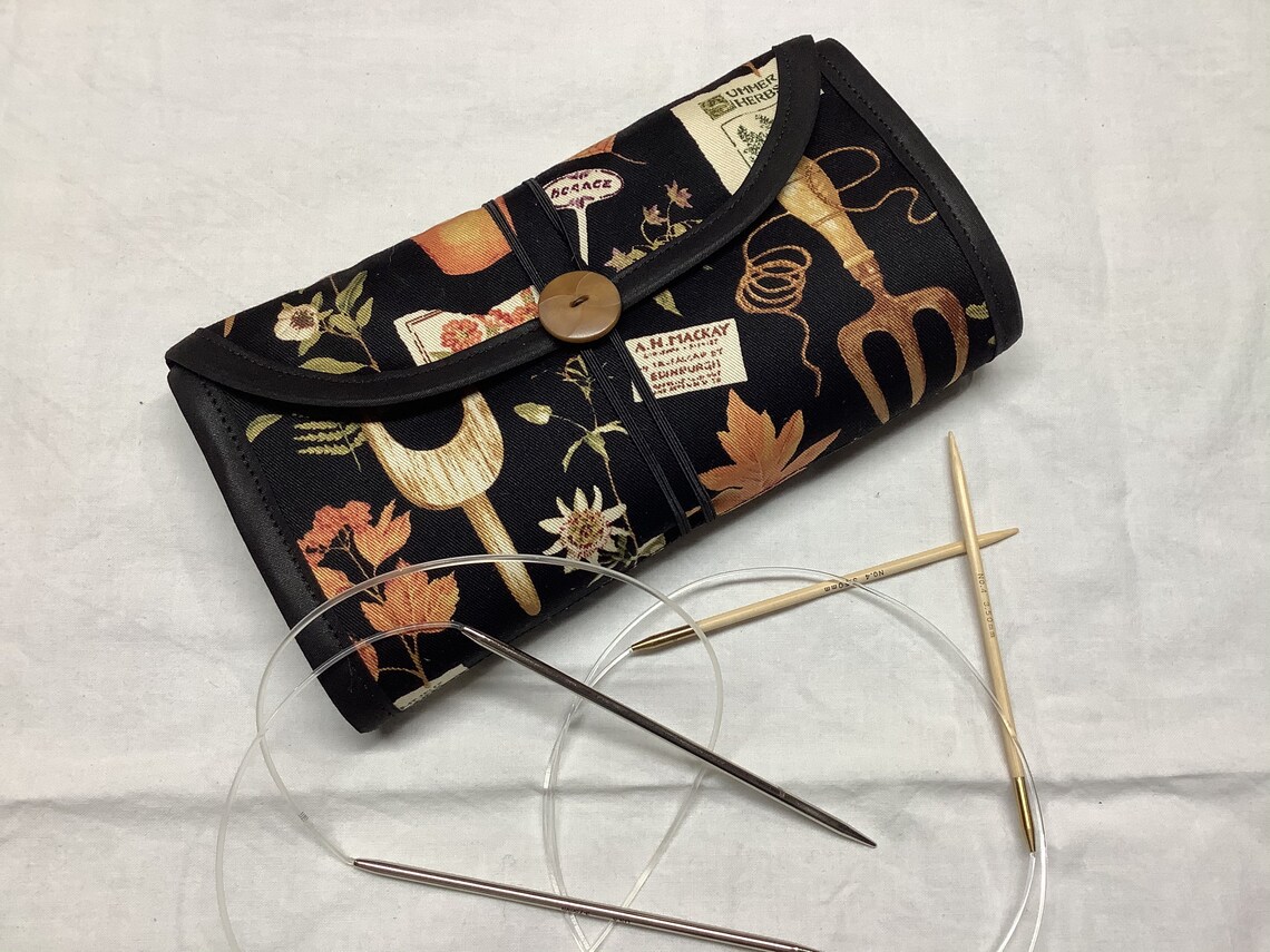 Circular Needle Case holds 12 to 36 needles Etsy