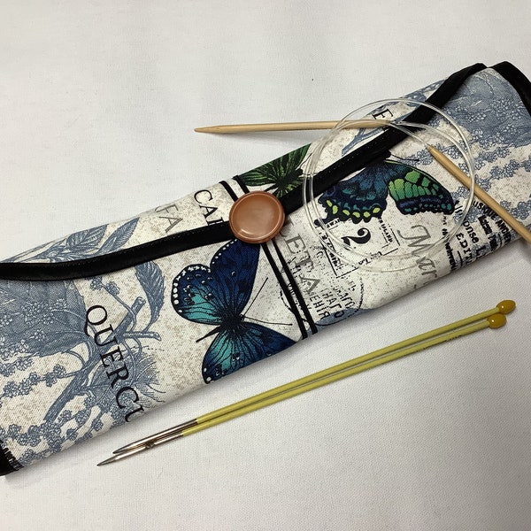Straight Knitting Needle Case Etsy