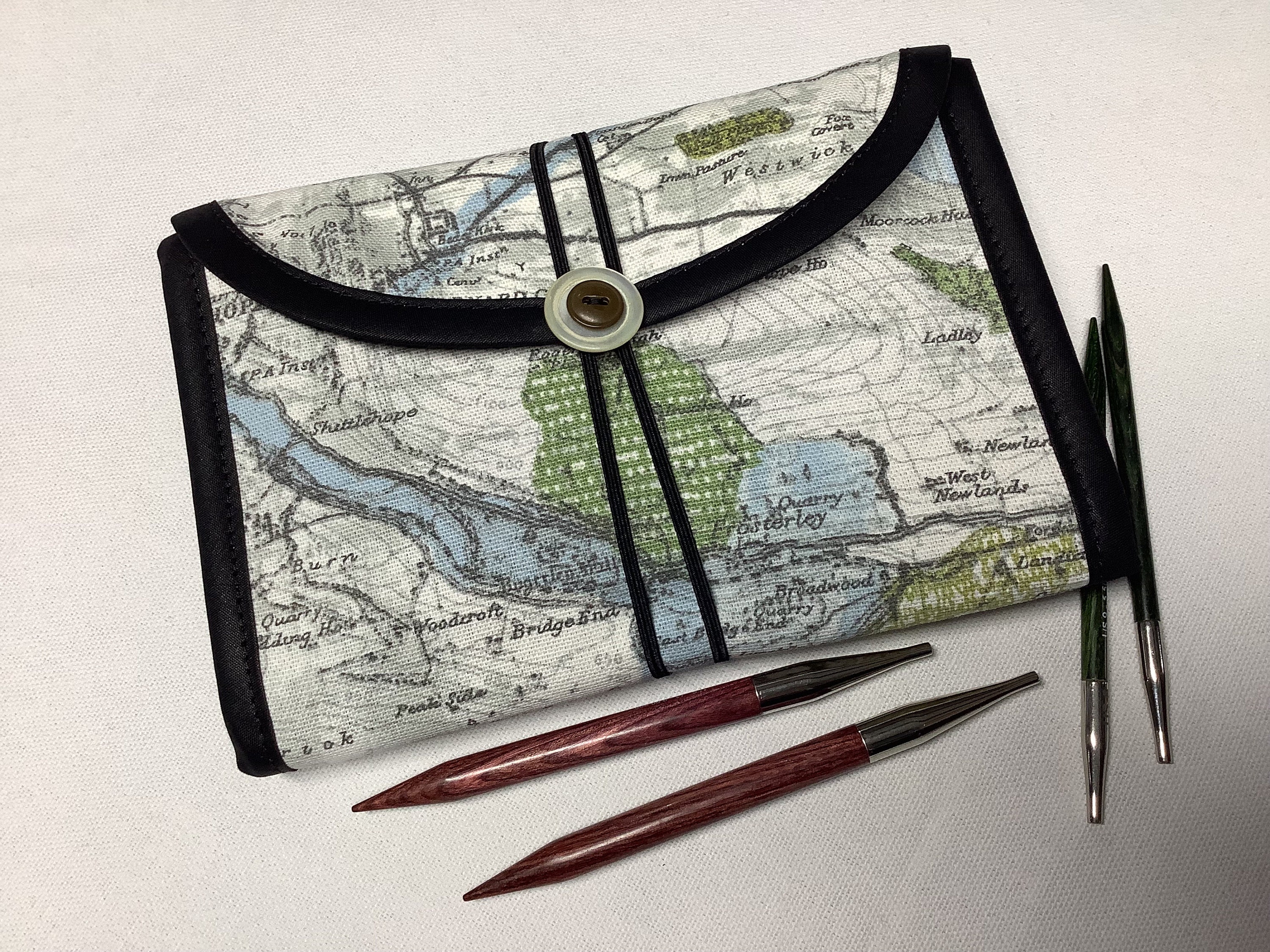 CIRCULAR NEEDLE CASE Made to Order Only Choose Your Fabric