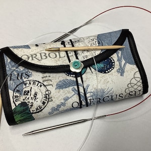 Circular Needle Case holds 12 to 35 needles
