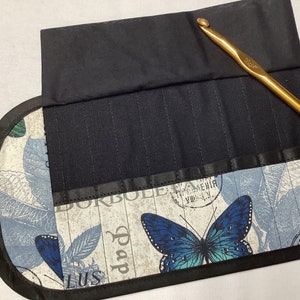 Estuche para agujas de crochet con capacidad para 10-20 agujas