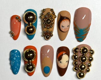 Yoshitomo Nara Freestyle Press On Nails