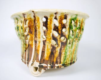 Betty Woodman Ceramic Basket 1970's American Studio Pottery