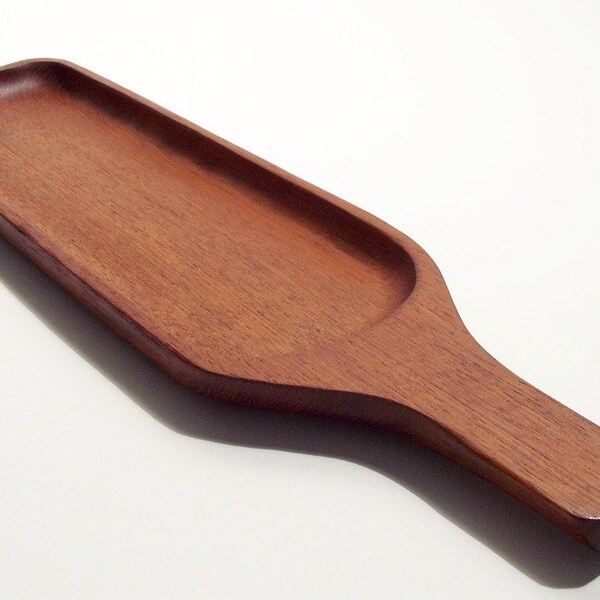 RESERVED Mid-Century Handcrafted Teak Bread Board by Himark RESERVED