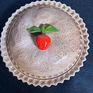 Apple Pie Ceramic keeper/dish | Vintage |
