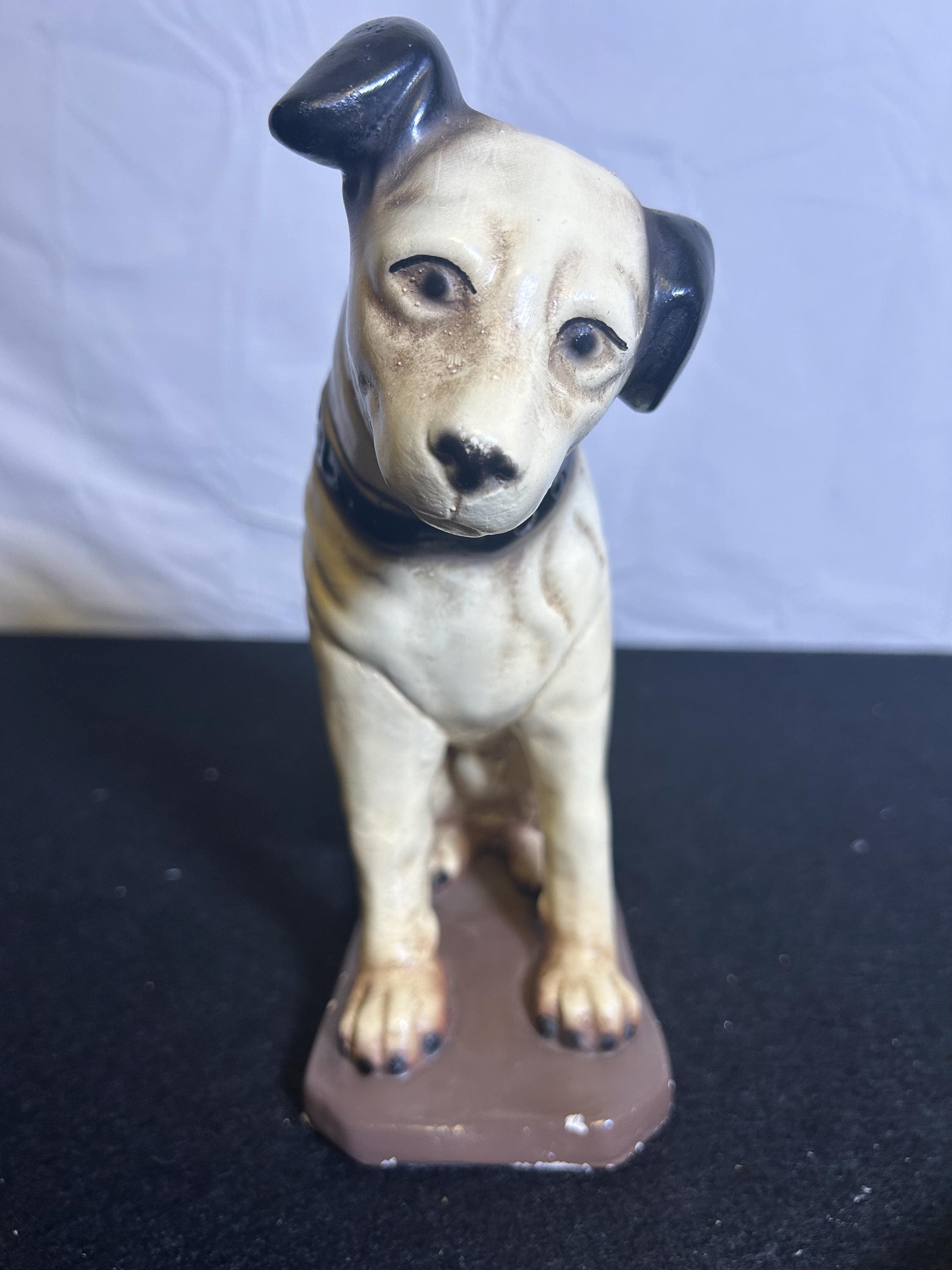 Nipper Rca Dog Building RCA Dog Nipper Statue Vintage Ceramic
