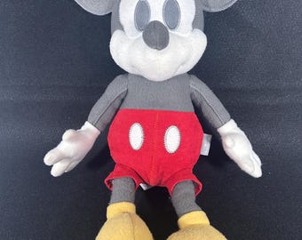 Mickey Mouse 11” Stuffed Animal | Hallmark | Gray color