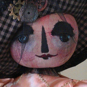 Miss Tyrius, Original Primitive Doll Pattern, PDF version image 1