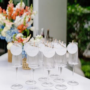 Custom Cocktail Toppers – Edible Drink Garnish for Weddings, Parties & Events
