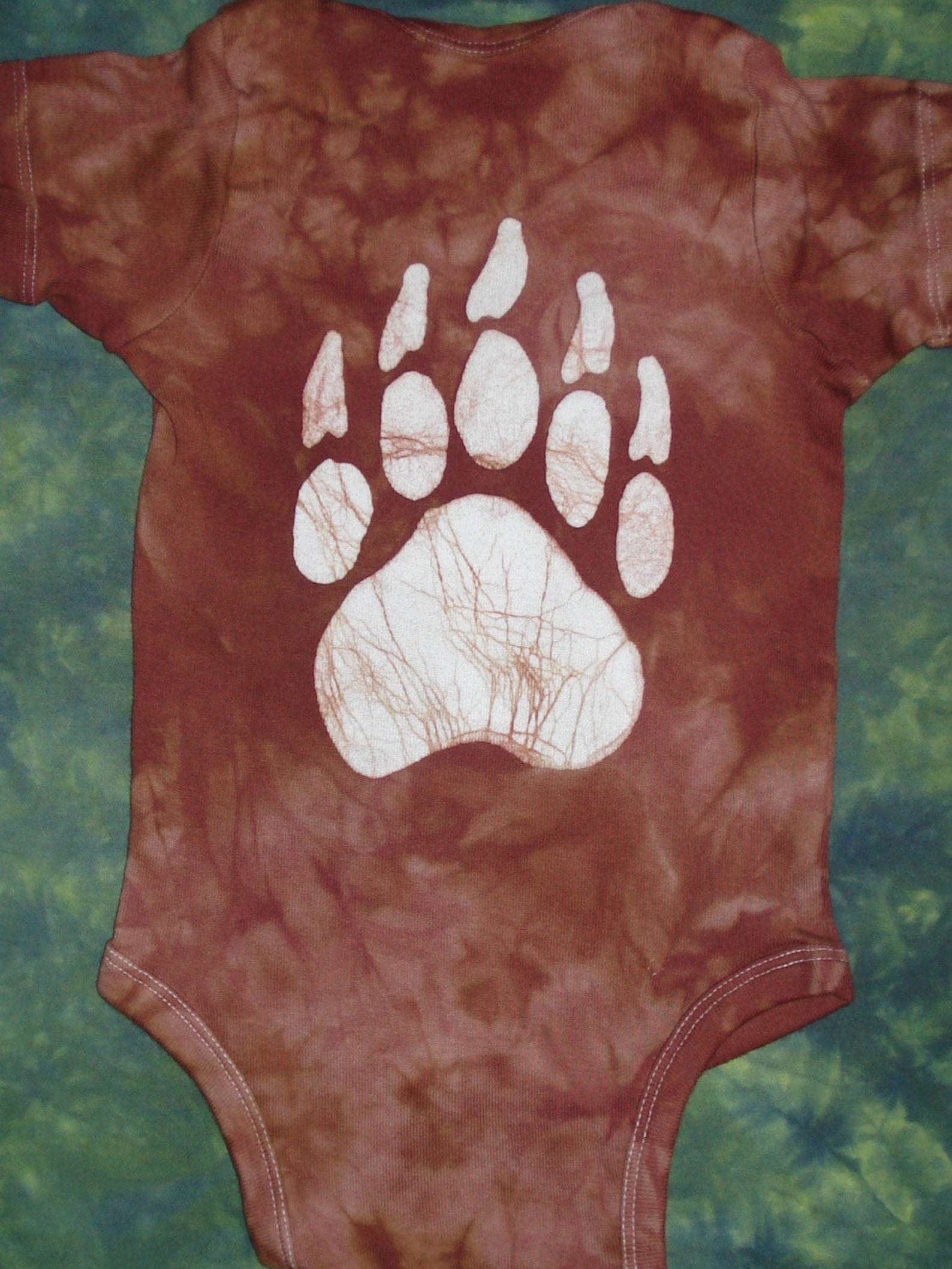 Brown Bear Baby Onesie Batik Tee Shirt Kids Clothing Etsy