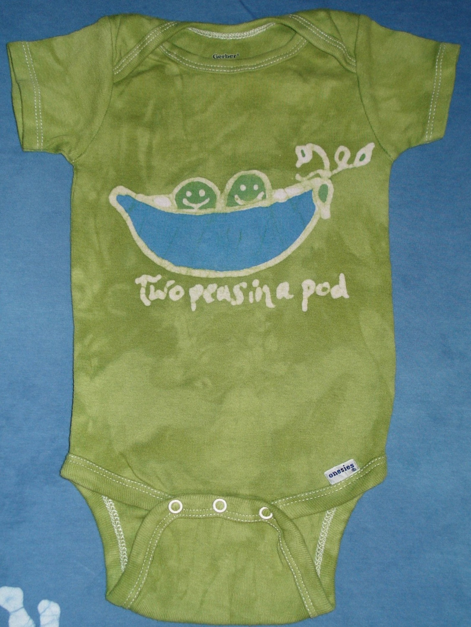 Twins Peas in a Pod Baby Onesie Youth Batik Tee Shirt TWO Etsy