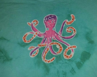 Octopus Batik Tenticles CUSTOM MADE to Order Ocean Life