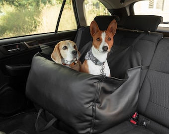 Dog Car Seat: Portable Travel Booster with Safety Belt