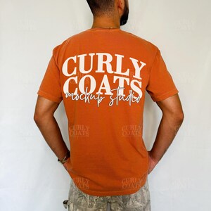 Back Comfort Colors Yam Mockup C1717 Orange Back Mockup | CC1717 Oversized T-Shirt | Real Model Back View | Boho Summer Fall Tee Mock