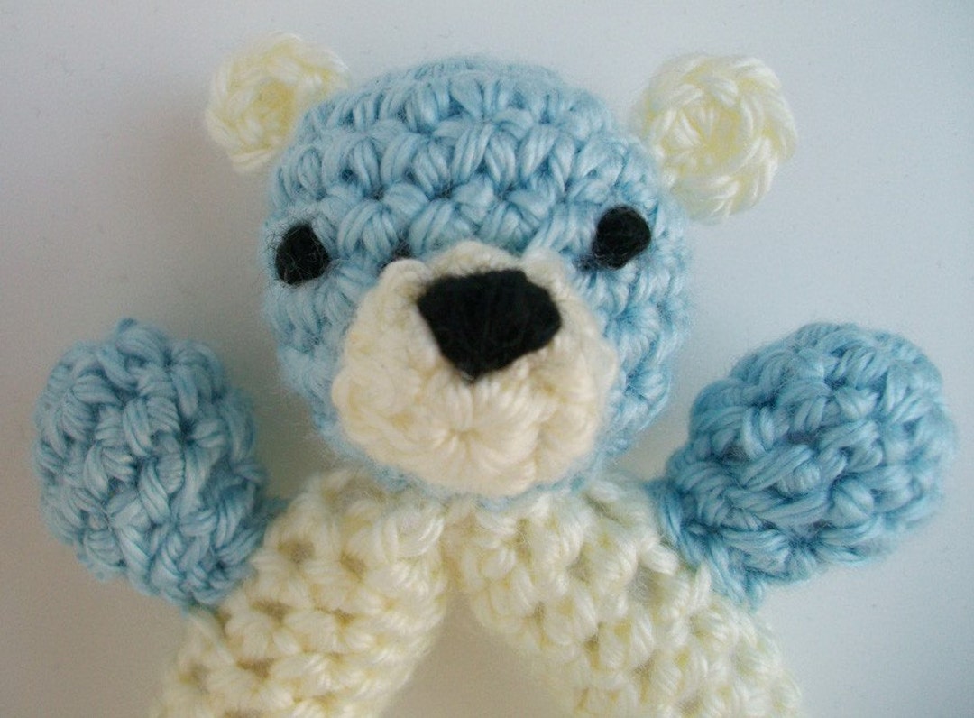 Crochet Teddy Bear Rattle Pattern - Etsy