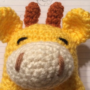 Gibby the Giraffe Crochet Pattern