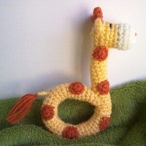 Giraffe Rattle Crochet Pattern image 4