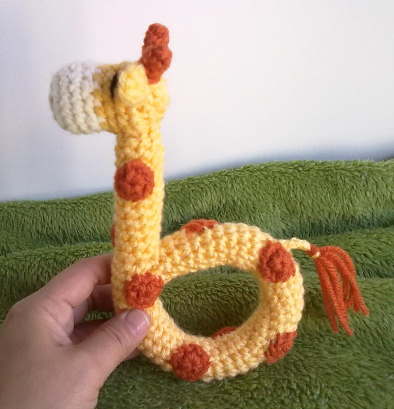 Giraffe Rattle Crochet Pattern image 2