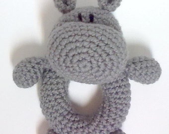 Henry the Hippo Rattle Pattern