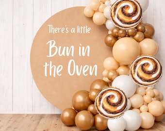 Cinnamon Roll Swirl Balloon Round 11"