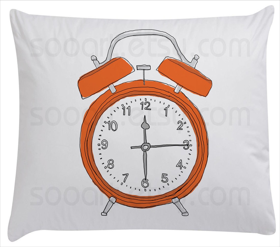 Alarm clock Digital Image Sheet Original Illustrate Drawing | Etsy