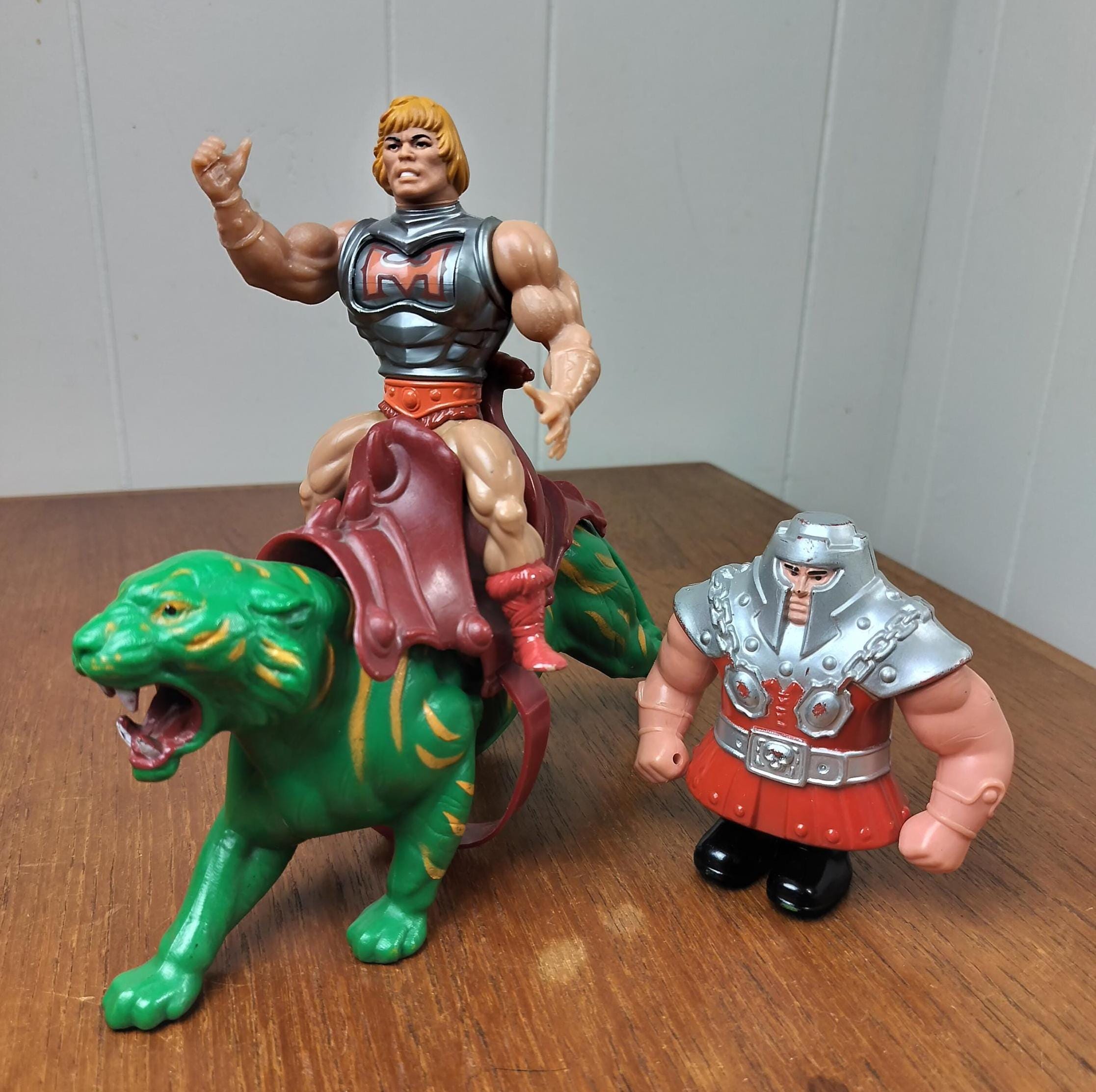 Mattel 1983 He-Man Masters of the Universe Battle Cat Green
