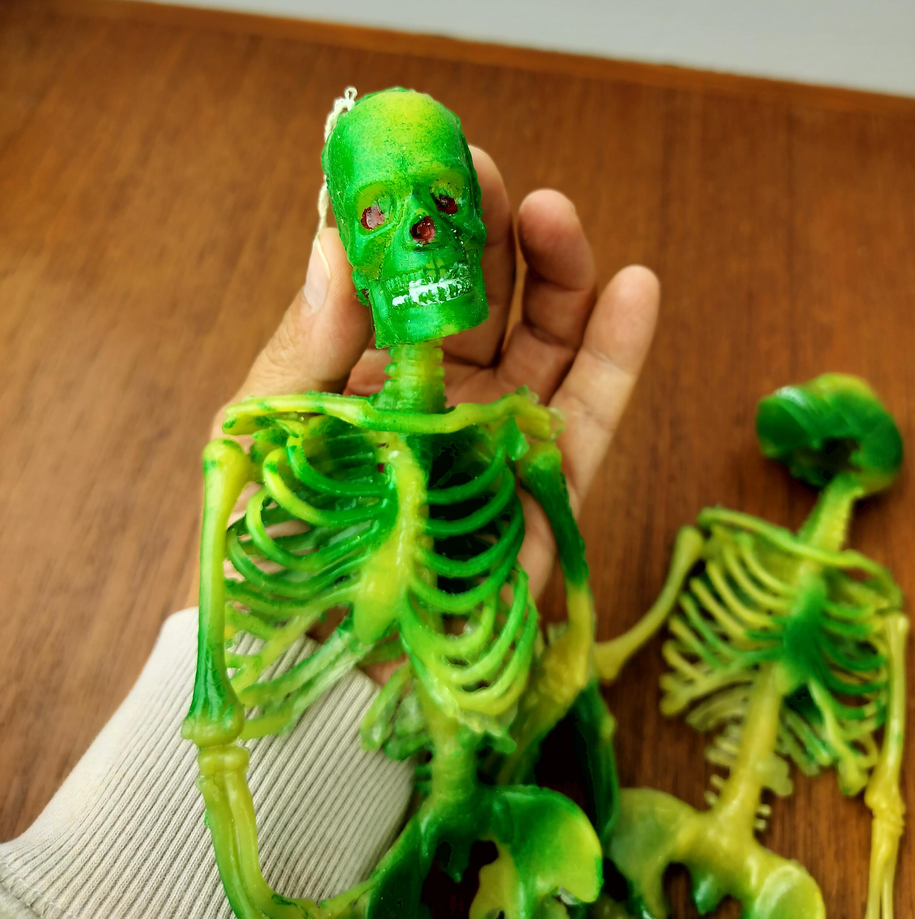 Vintage 70's Imperial Toy Skeleton Hong Kong Ugly Rubber Vintage 70's Imperial Toy Skeleton Hong Kong Ugly Rubber