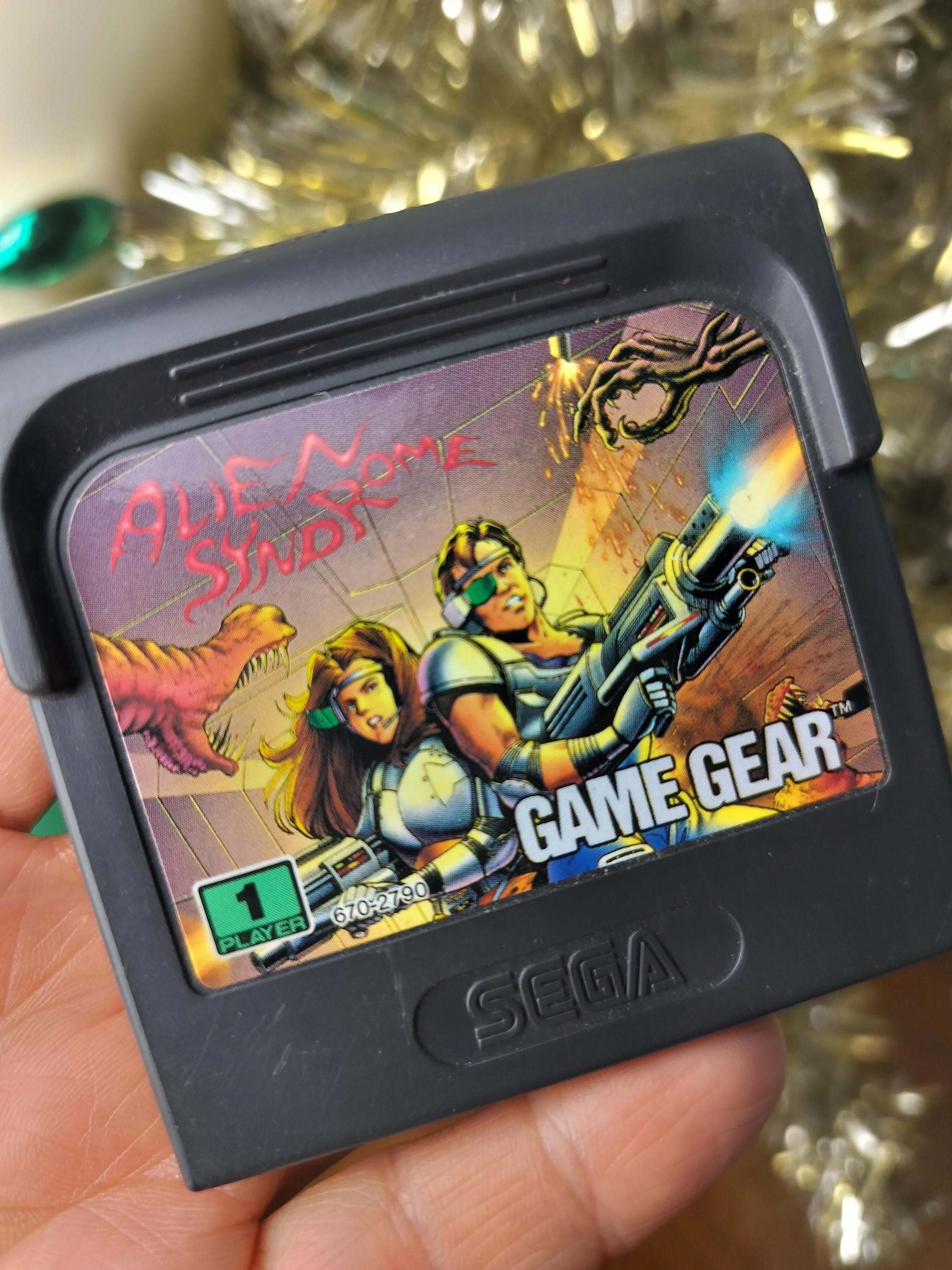 Vintage 90's SEGA Alien Syndrome Game Gear Cartridge Only 90's Video ...