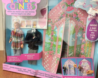 Vintage 1994 Mattel Family Corners Nicholas Doll Groom Nostalgic Toys