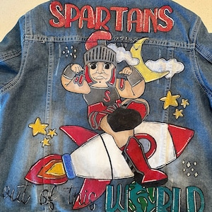 Hand painted Denim Jacket-Customizable-You Supply The Jacket-You Customize the Design-Painted Jean Jacket