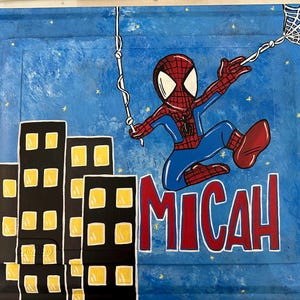 Hand painted Kids Memory Box- Painted Kids File Folder Box-Customizable-You Customize the Design-Painted File Box