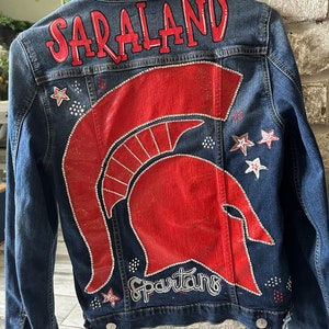 Hand painted Denim Jacket-Customizable-You Supply The Jacket-You Customize the Design-Painted Jean Jacket