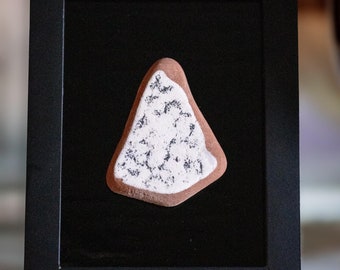 Italian Sea Pottery Art | Framed Beach Art | Ionian Pottery Shards | Stained Glass