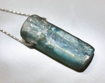 Minimalist Kyanite Pendant Talisman