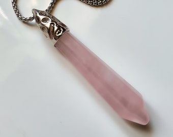 Rose Quartz Amulet Pendant