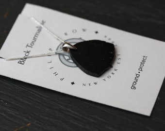 Black Tourmaline Pendant Talisman